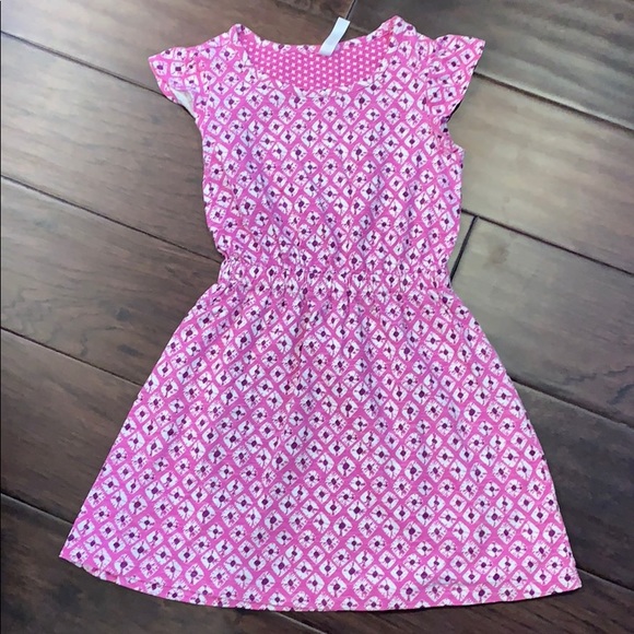 Cherokee Size Large 10 12 Geometric Pink Dress - Picture 1 of 2